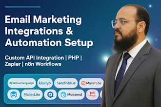 connect mailchimp, activecampaign, and mailjet with any CRM