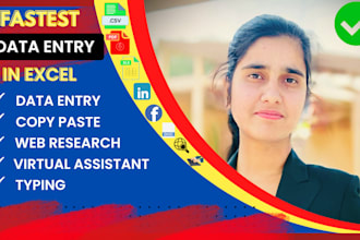 be your data entry expert for fast, accurate excel jobs