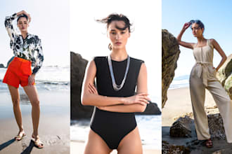 do photo retouching, fashion lookbook, photoshop editing