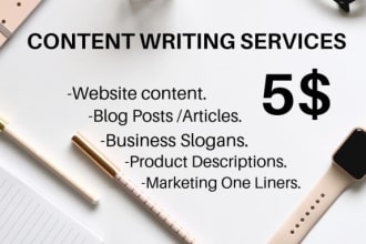 do SEO article writing, blog post writing or content writing