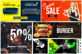 do professional web banner ads, facebook banner ad design