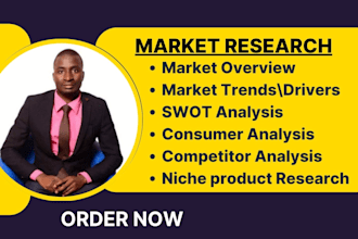 do comprehensive market research and market analysis