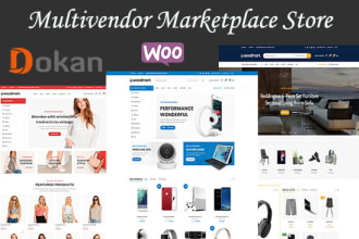 develop a multivendor ecommerce wordpress website