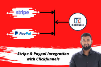 integrate stripe and paypal with clickfunnels payment