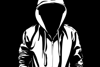 draw stencil vektor black and white threshold from photo