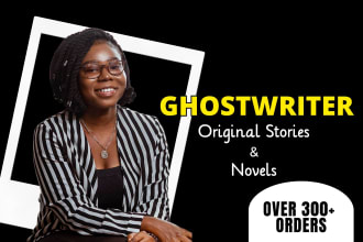 ghostwrite an original romance and crime thriller