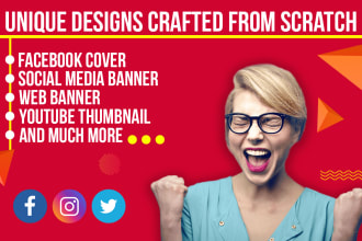 design facebook cover, social media banner, web banner