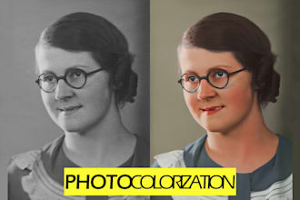 professionally colorize your black and white photos