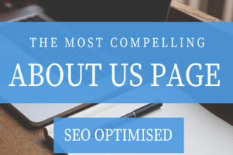 write a killer about us page for your website