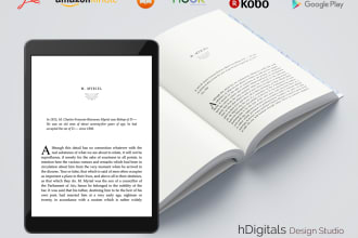 do book formatting for amazon KDP and ingramspark