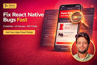 fix react native mobile app bugs, build and app crashes in expo