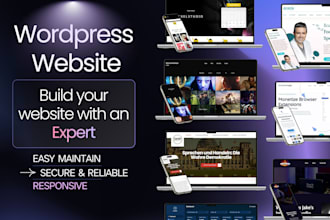 create professional wordpress elementor website