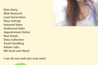 do outbound, inbound calls, sales, va, or lead generator