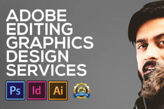 do your adobe indesign, illustrator, and photoshop project work