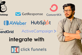 integrate your mailchimp and activecampaign with clickfunnels
