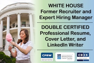 write and design your cover letter and resume and optimize your linkedin profile