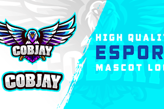 design gaming mascot logo for youtube, twitch, esport team