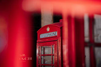 record a london or  british phone message or IVR or voice over