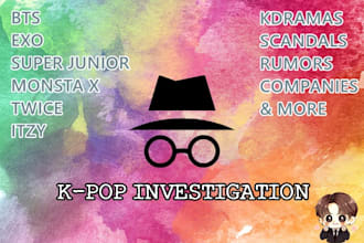 research content for your kpop blog,channel,etc
