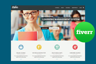 setup elearning website using wplms