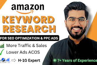 do amazon keyword research for PPC and listing SEO
