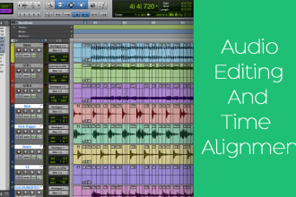 edit and time align your drums or other instruments in pro tools