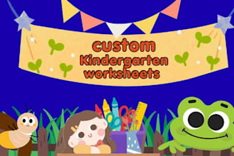 design  kindergarten ,preschool worksheet and activity books