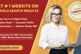 complete monthly SEO service with high quality backlinks for google top ranking