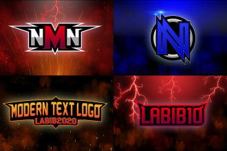 design minimalist logo for esports, twitch, gaming, team, initial letter