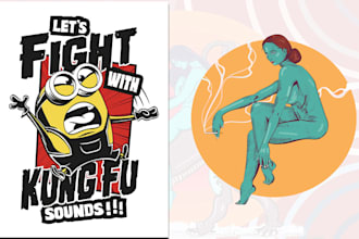 illustrate artworks for your commercial and personal needs