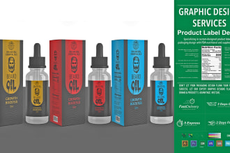 do essential oil bottle labels and packaging box