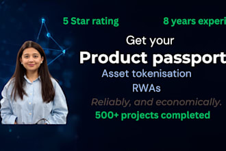 tokenise real world assets, product passport, asset tracking
