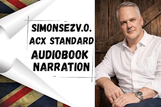 narrate acx standard audiobook in a british accent