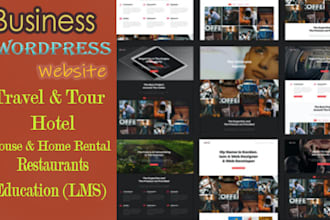 create a professional business wordpress website