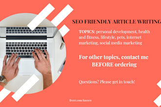 write SEO friendly articles