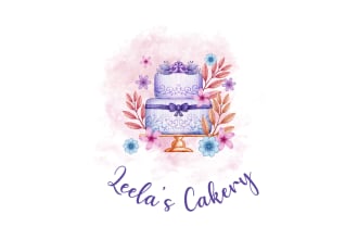 design a watercolor feminine signature logo with branding package