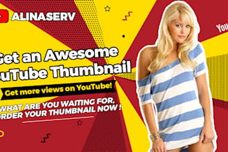 design an awesome youtube thumbnail