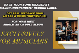have your music graded by a major independent record label