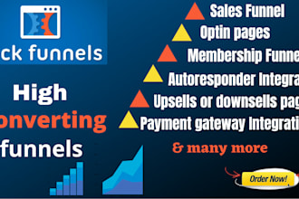 build or fix your clickfunnels or sales funnel in click funnel