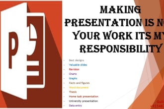 make your powerpoint presentations, charts and art board