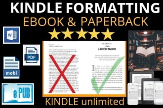 kindle formatting ebook and paperback formatting amazon