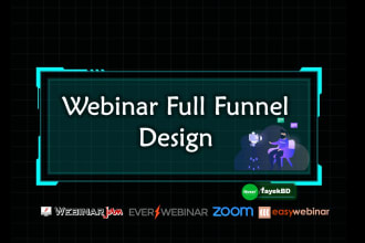 create full webinar funnel