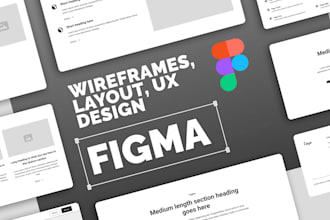 design wireframes for your website, UX, layout design
