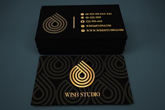 design professional, unique, luxury, modern business card