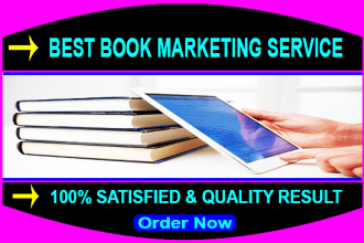 promote and viral your book on my book marketing service