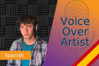 narrate a neutral spanish from spain voiceover