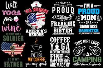 typography tshirt design for etsy spreadshirt teespring