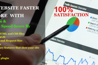 optimize the website and improve google,gtmetrix page speed