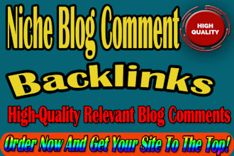 provide 200 niche relevant blog comment with high da pa