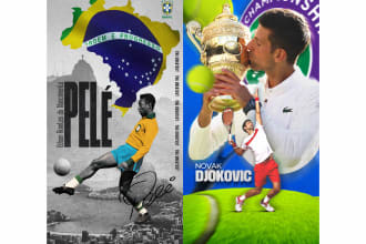 design sports posters with HD quality
